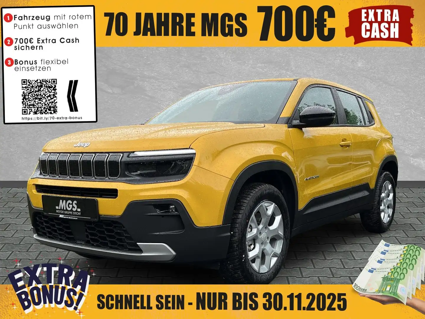 Jeep Avenger Altitude Mild-Hybrid #DAB#ANDROID#SITZH Jaune - 1