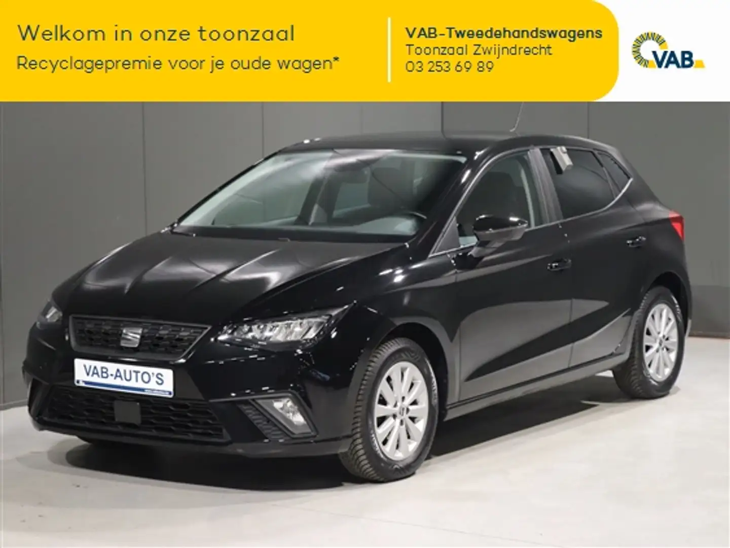 SEAT Ibiza 1.0 TSI -95 STYLE Carplay Led 4-season Zwart - 1