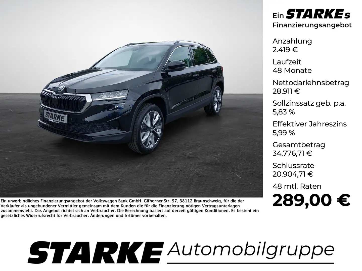 Skoda Karoq 1.5 TSI DSG Selection Noir - 1