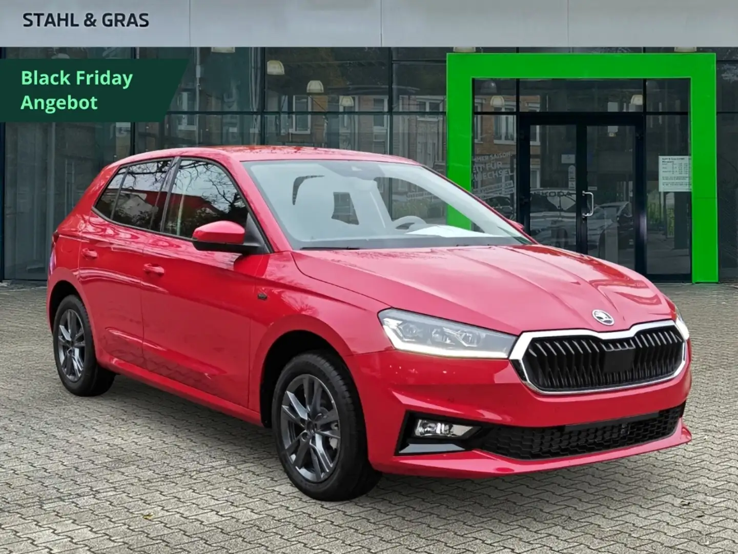 Skoda Fabia Drive 1,0 TSI 7-Gang-DSG digitales Cockpit LED ACC Rouge - 1