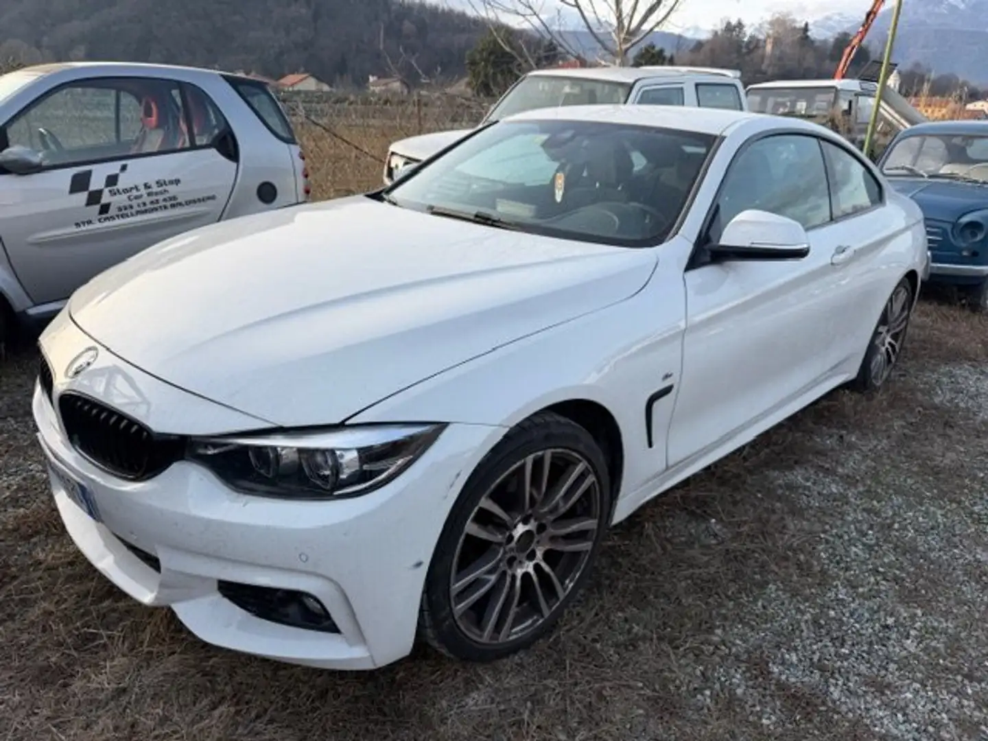 BMW 420 Coupe 420d xdrive MSport auto * MOTORE FUSO * Weiß - 1