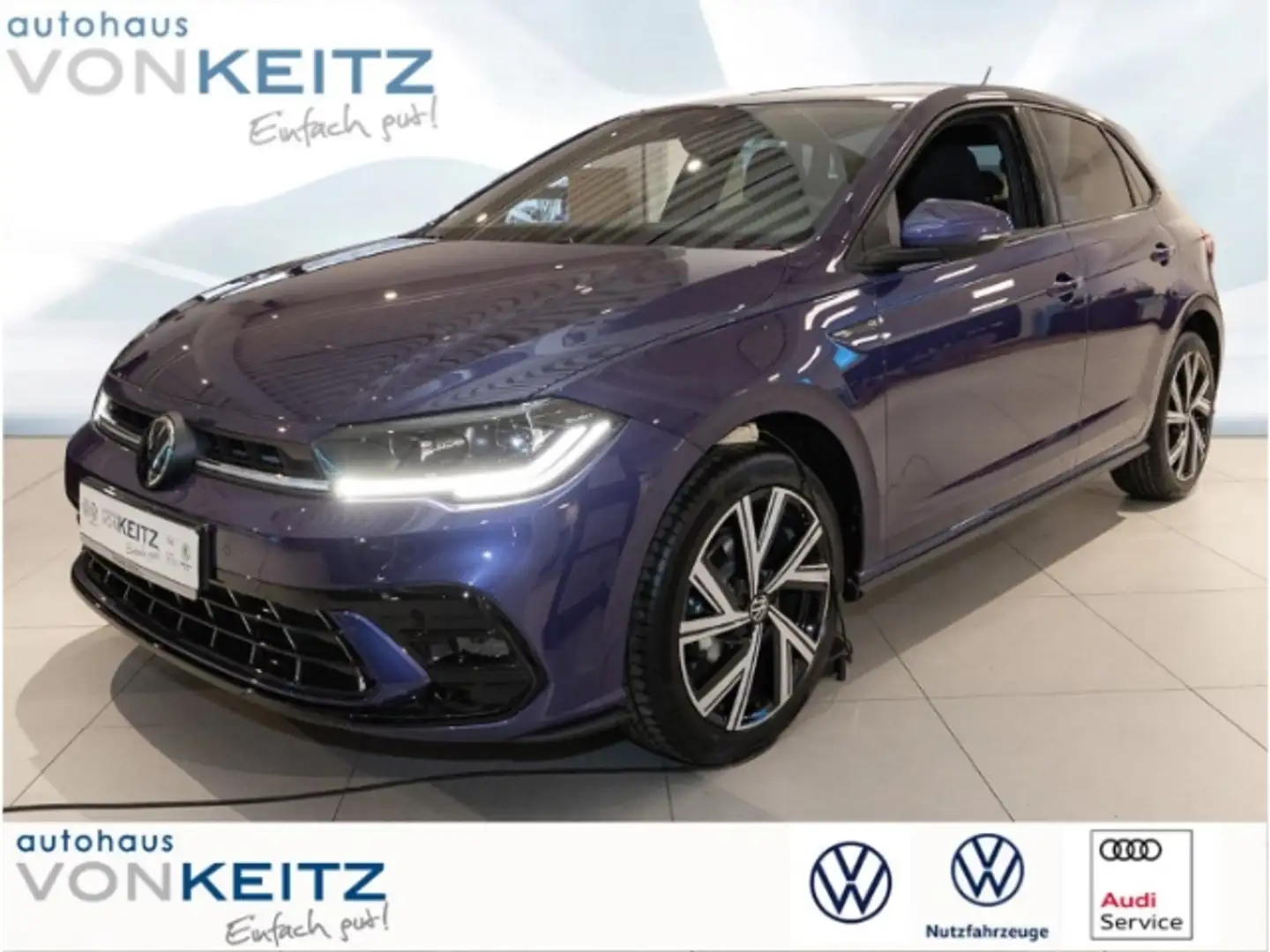 Volkswagen Polo R-Line 1.0 TSI DSG Navi Digitales Cockpit LED Blen Mauve - 1