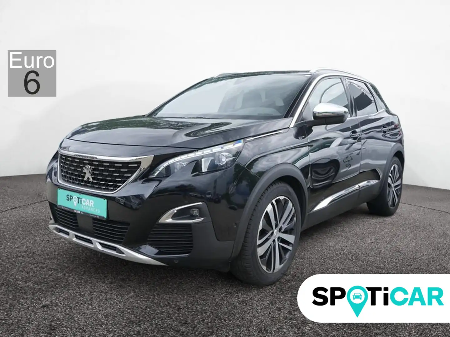 Peugeot 3008 2.0 BlueHDi 180 GT EAT8 AHK ACC LED PANO Schwarz - 1