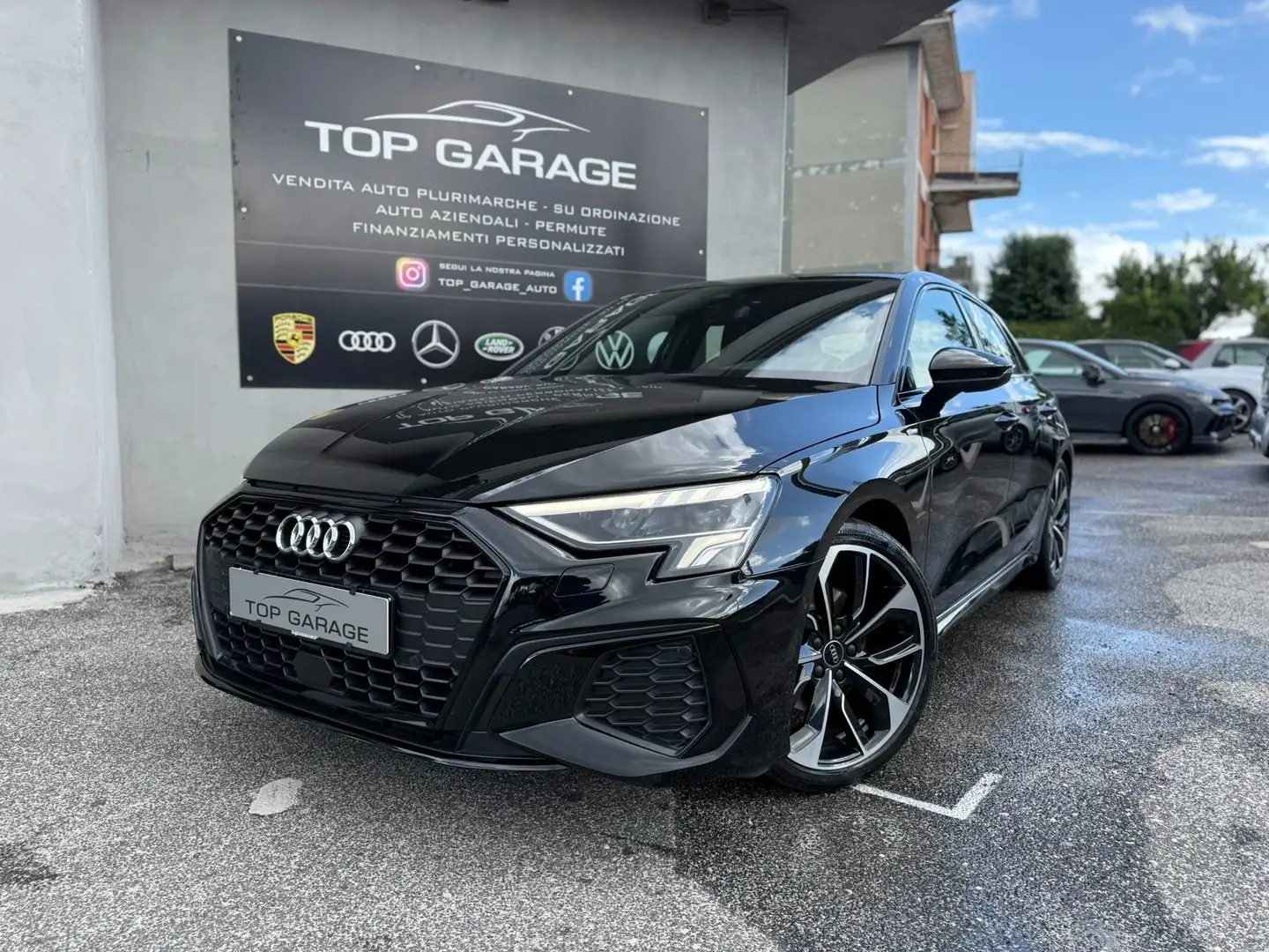 Audi A3 A3 Sportback 35 2.0 tdi S line Edition s-tronic Noir - 1