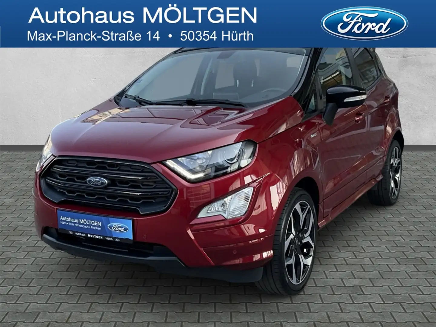Ford EcoSport ST-Line 1.0 l El. Panodach Navi Soundsystem B & O Rot - 1