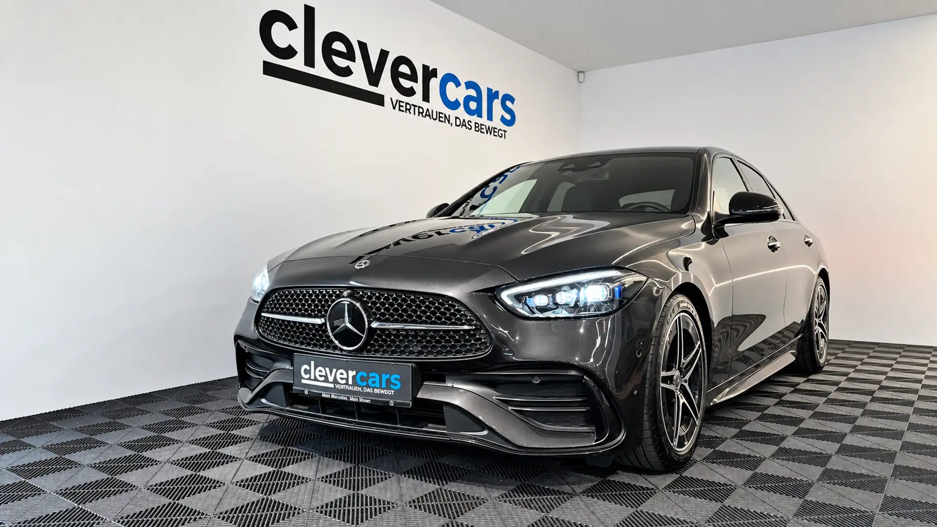 Mercedes-Benz C 220 C-Klasse C 220 d AMG Line (EURO 6d) Grau - 2