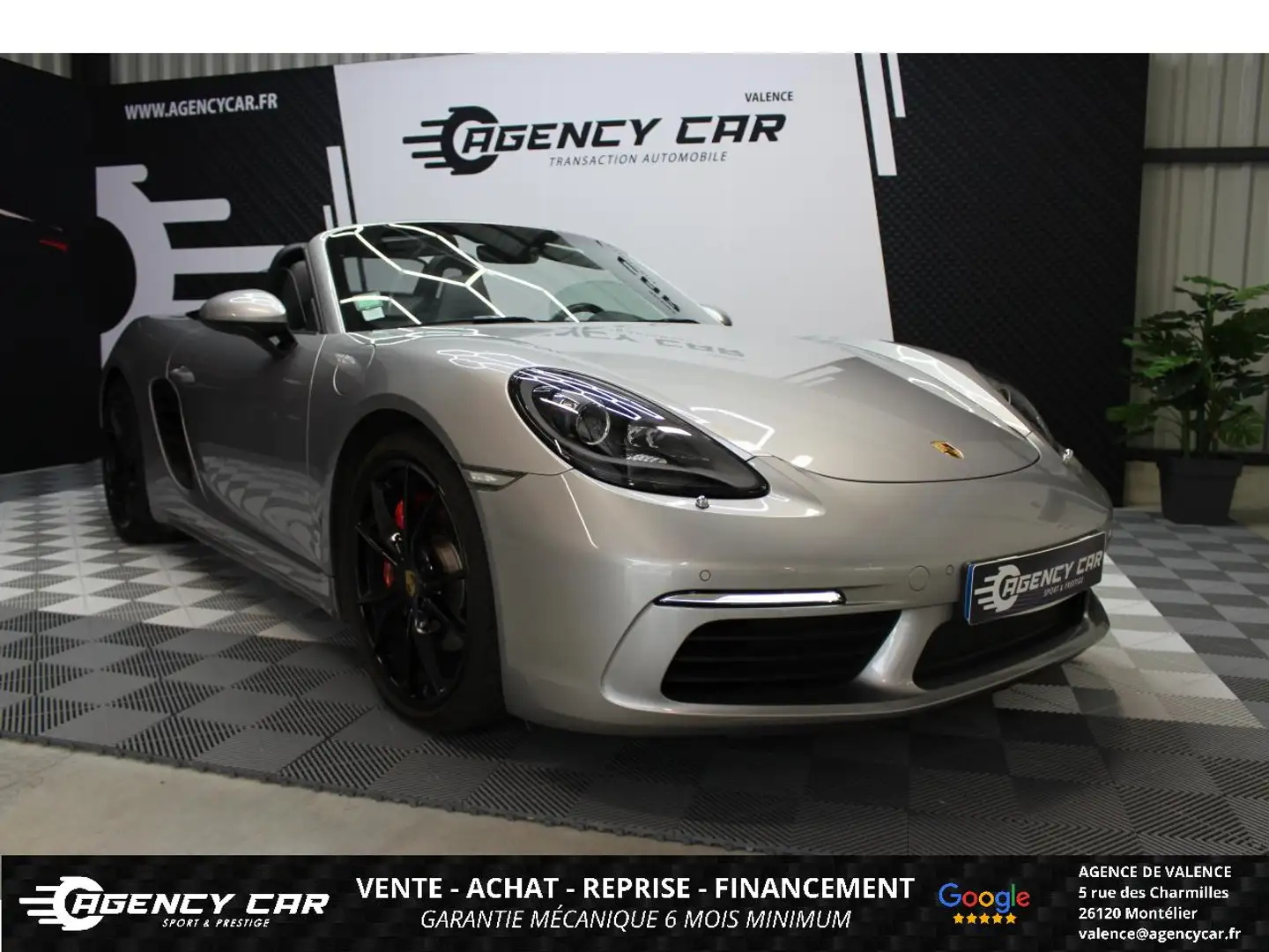 Porsche Boxster 718 S PDK CAB GRIS ARGENT GT SUBLIME Gris - 1