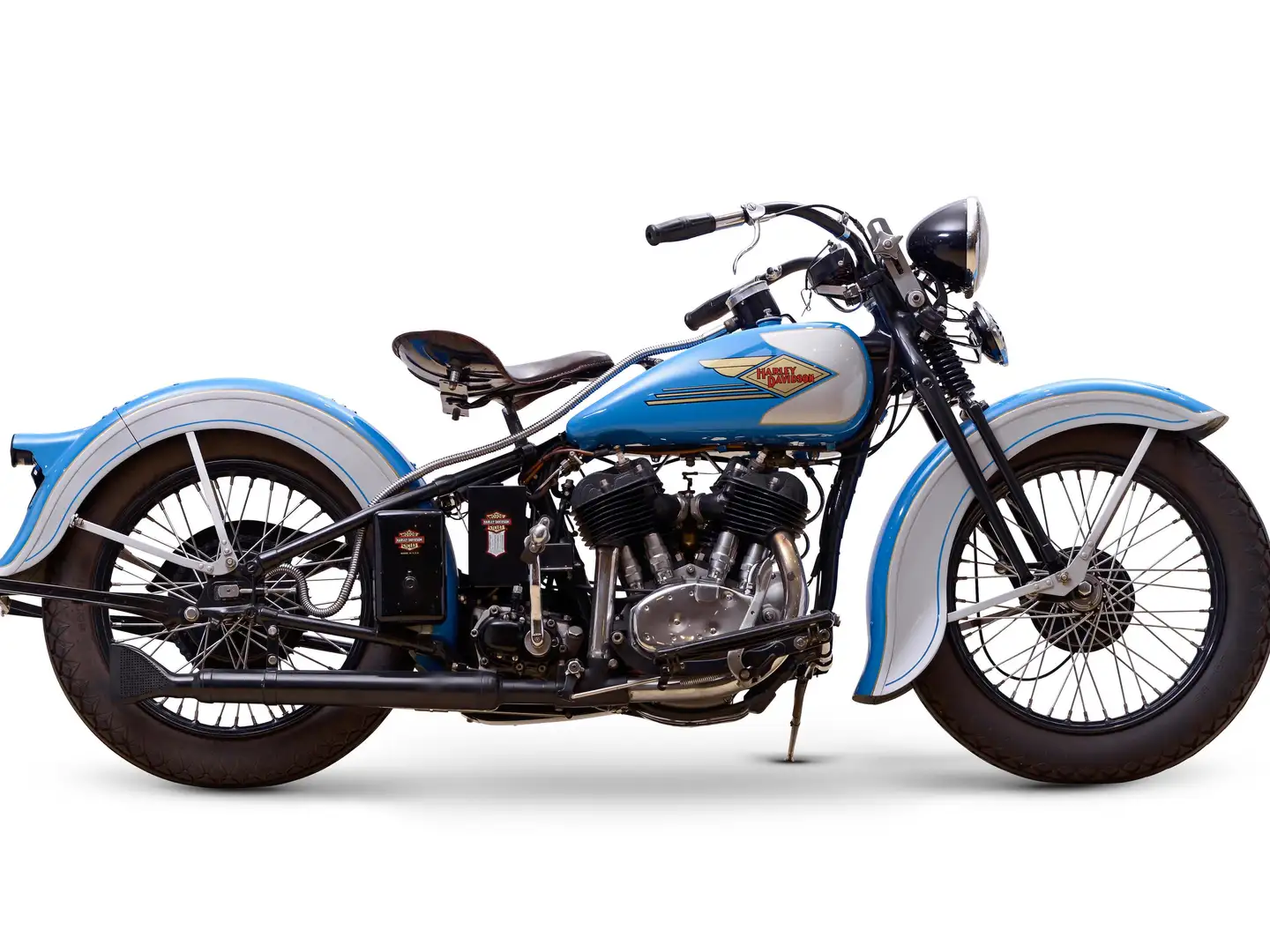 Harley-Davidson VL 1200 Flathead Blau - 2