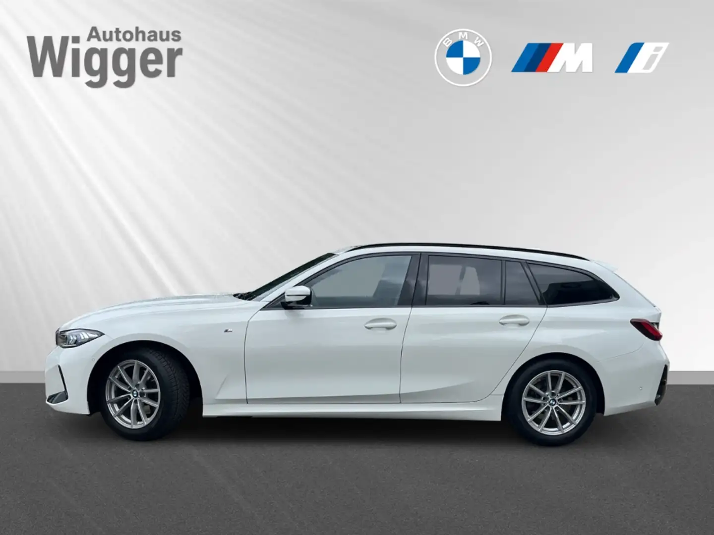 BMW 320 d M Sport touring/HUD/Panodach/Navigation Weiß - 2