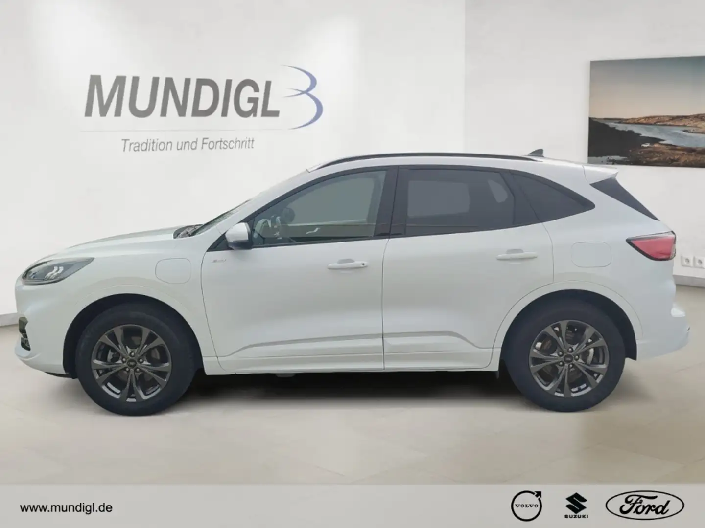 Ford Kuga ST-Line PHEV NAVI Klimaaut RFK PDC SHZ FSH LRH Tem Weiß - 2