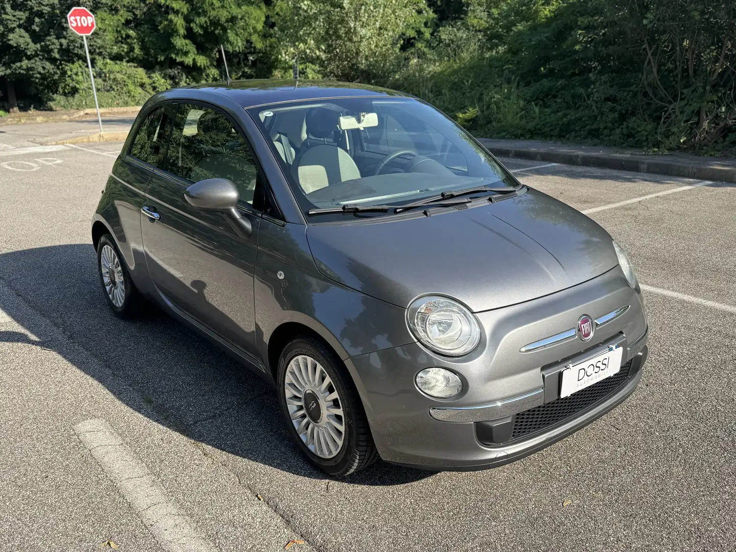 Fiat 500 500 1.2 Lounge 69cv--UNICOPROPRIETARIO Grijs - 2