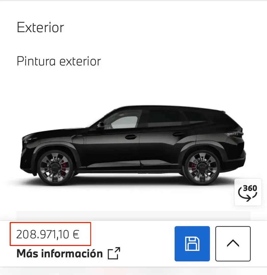 BMW XM Todos los extras que se le pueden añadir los tien - 1