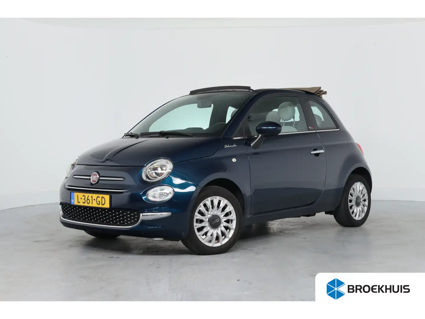 Fiat 500C 1.0 Hybrid Dolcevita | Dealer Onderhouden! | Navi Bleu - 1