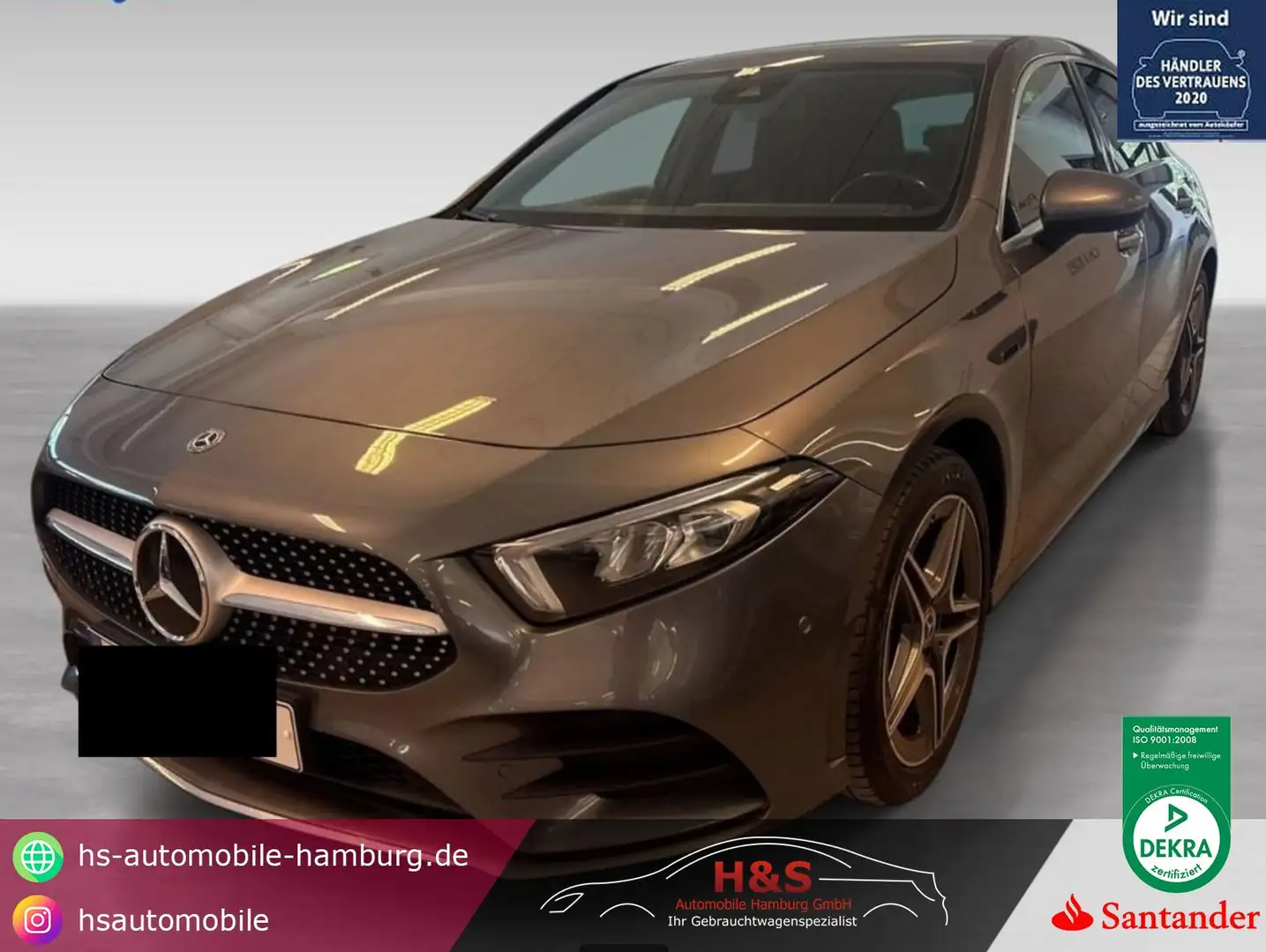 Mercedes-Benz A 250 e AMG-LINE*KAMERA/WIDERSCREEN* Gris - 1