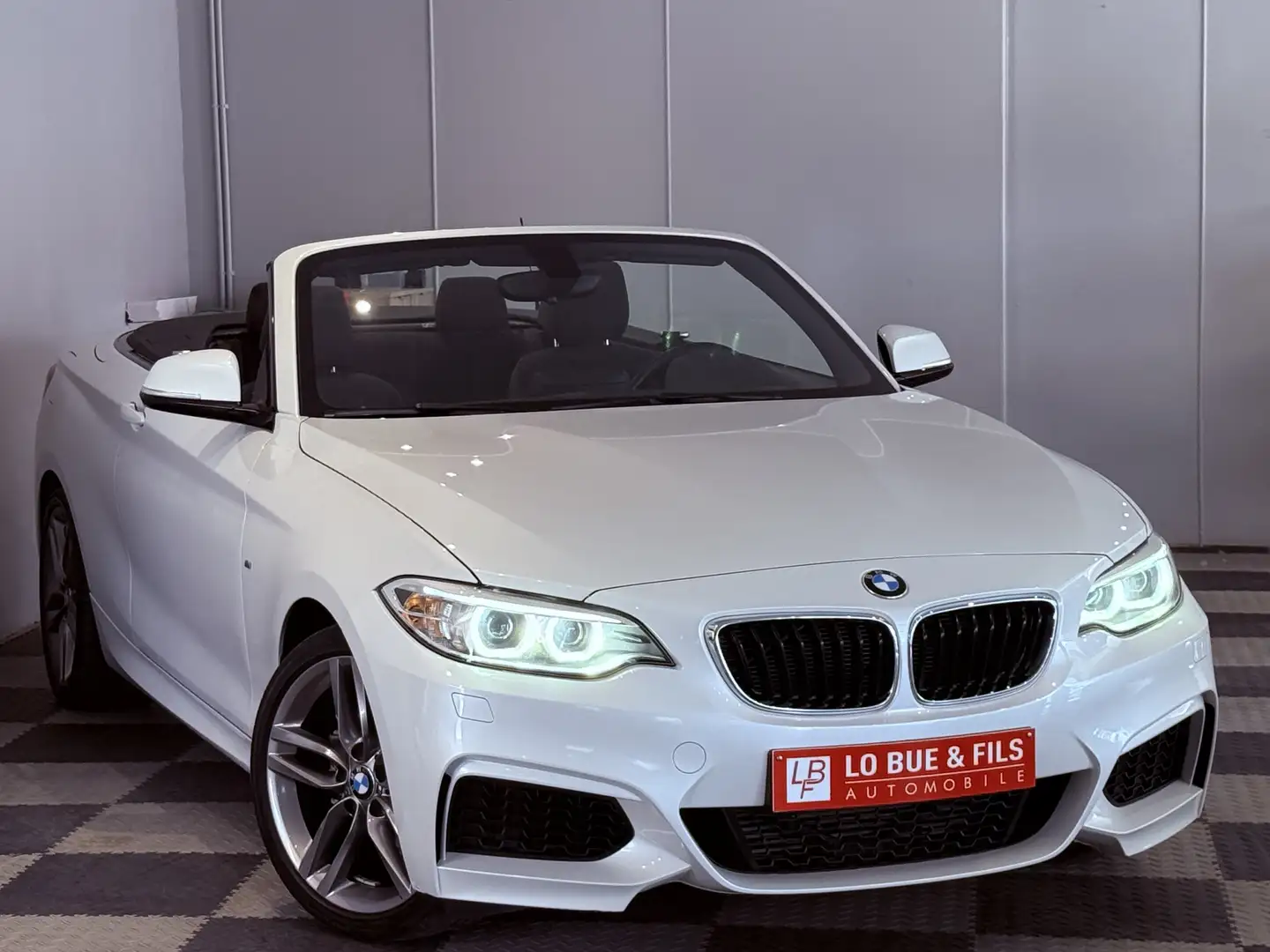 BMW 218 iA Cabrio PACK M Blanc - 2