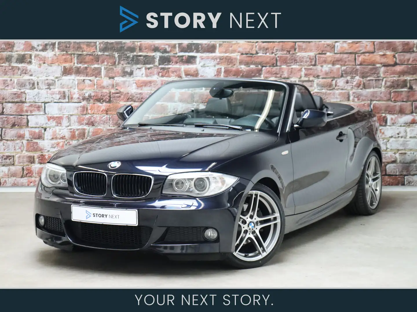 BMW 118 1 Serie Cabrio 118i High Executive M Sport Pakket Zwart - 1