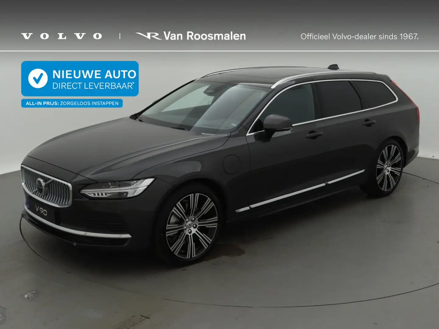 Volvo V90 2.0 T6 Recharge AWD Ultimate Bright | Panoramisch Grey - 1