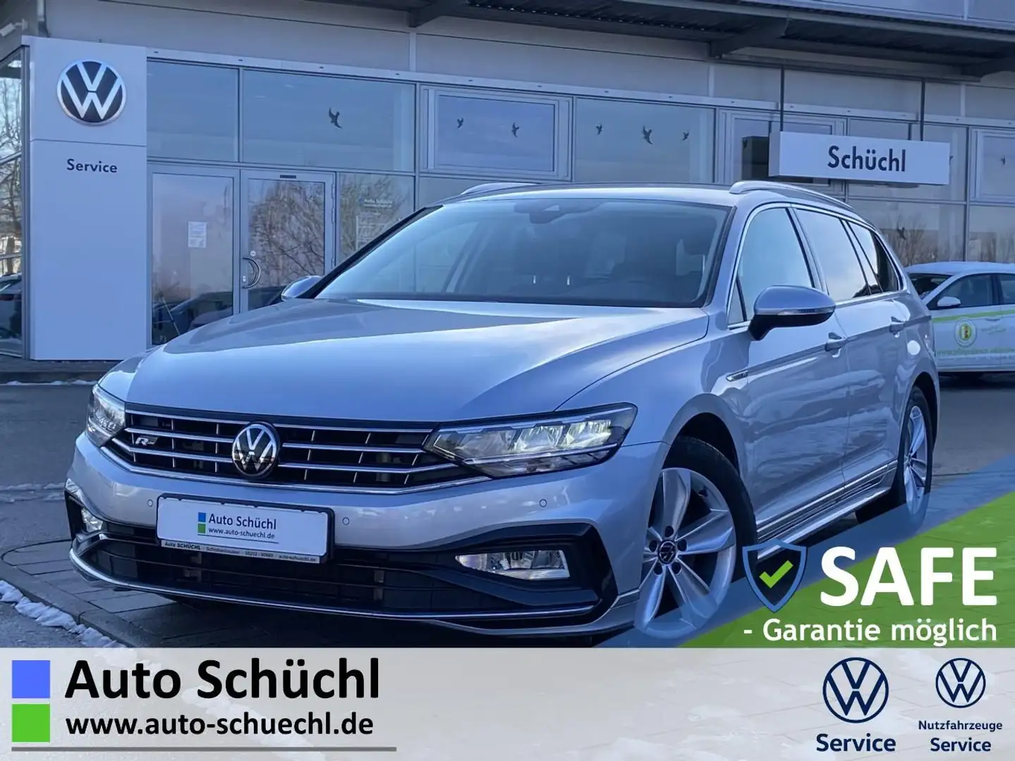 Volkswagen Passat Variant 2.0 TSI DSG R-LINE Business AHK+A Silber - 1