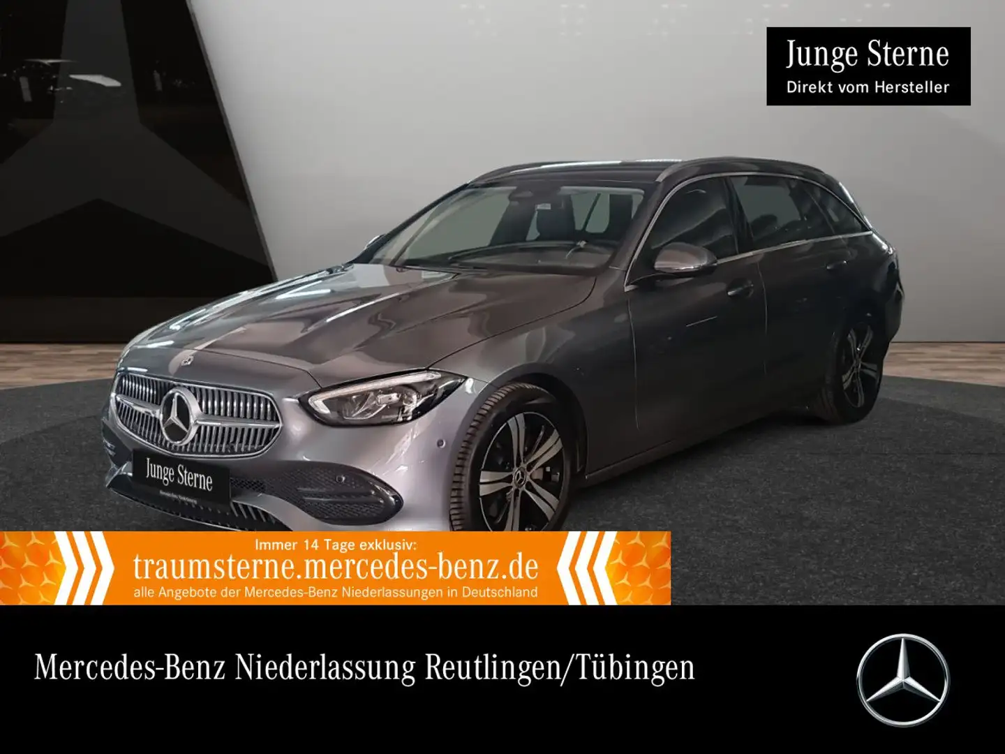 Mercedes-Benz C 180 T AVANTG+LED+KAMERA+TOTW+KEYLESS+9G Grau - 1