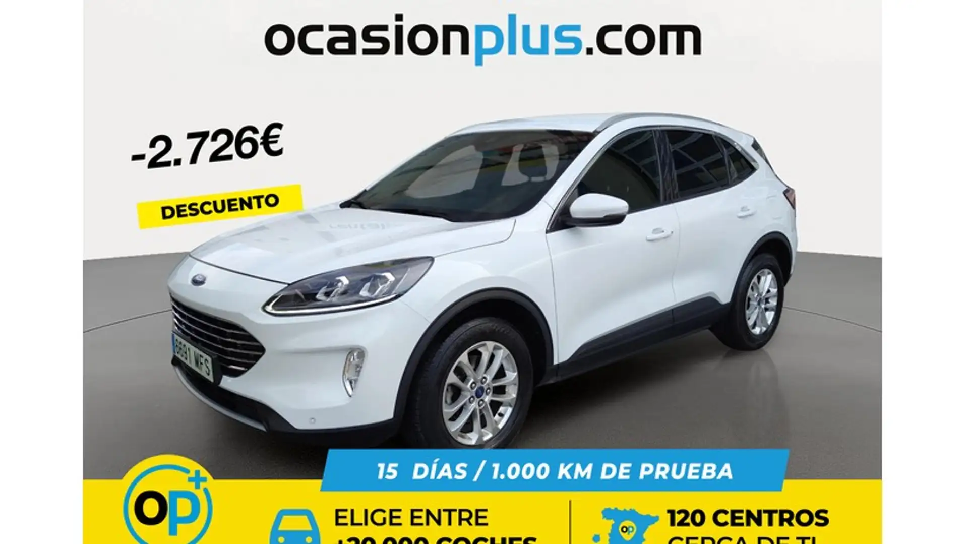 Ford Kuga 1.5 EcoBoost Titanium FWD 150 Blanc - 1