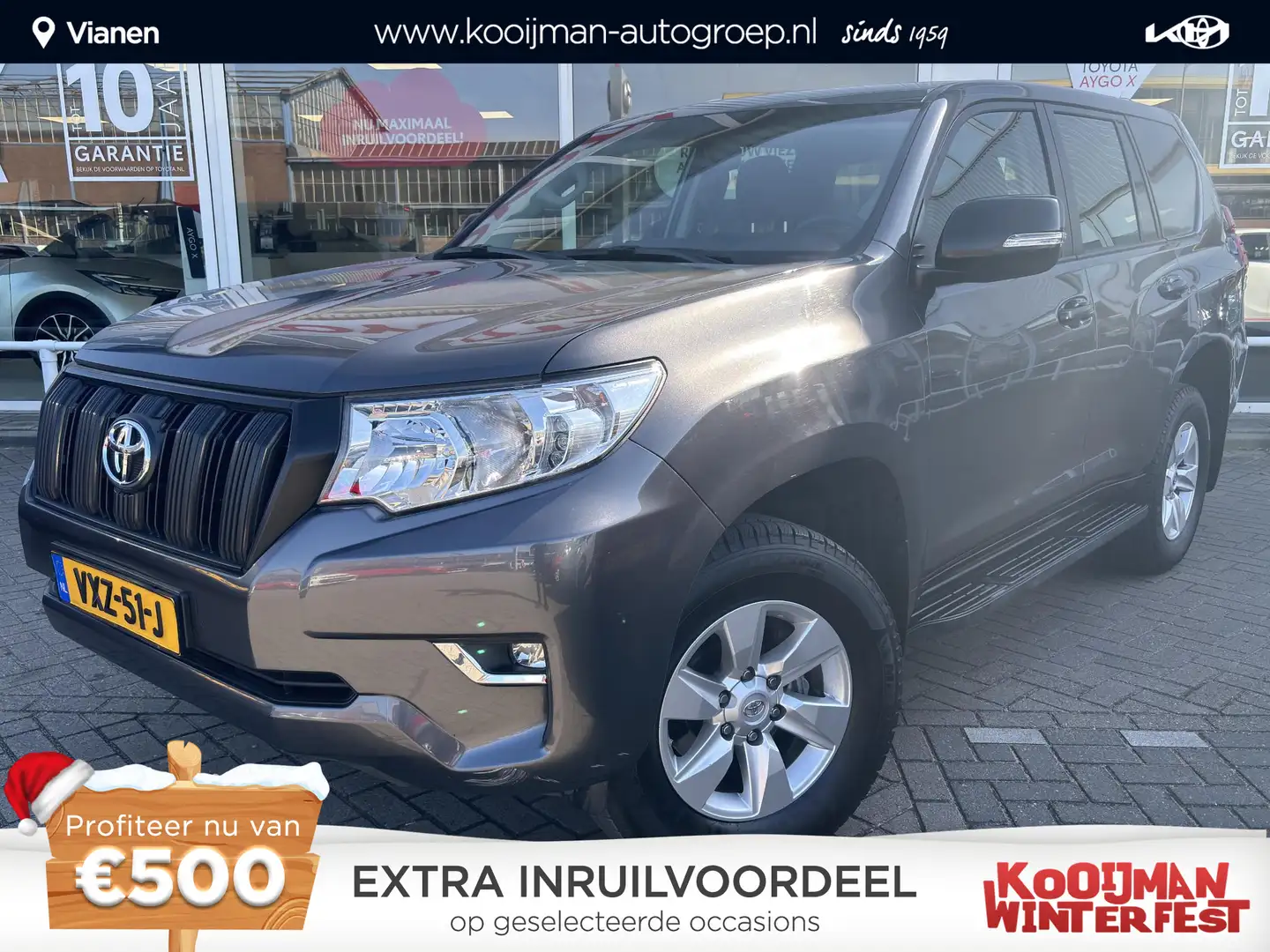 Toyota Land Cruiser 2.8 D-4D Challenger VAN Grijs kenteken 3000kg trek - 1