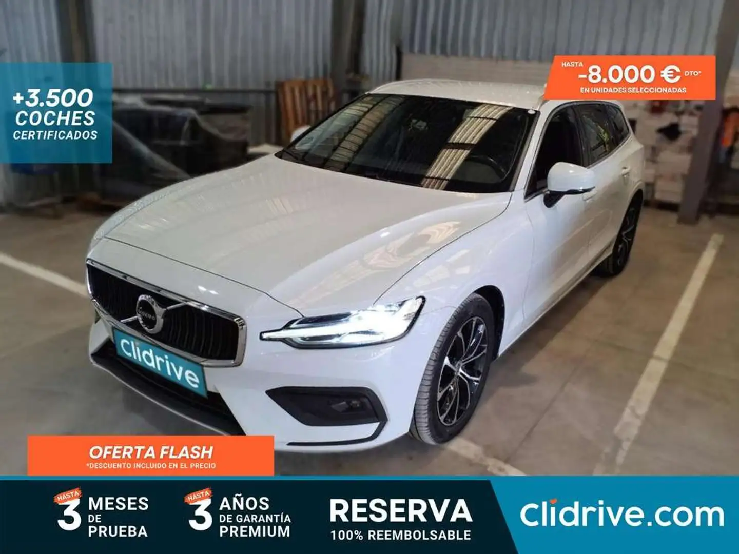 Volvo V60 2.0 B4 (D) Momentum Pro Auto Blanco - 1