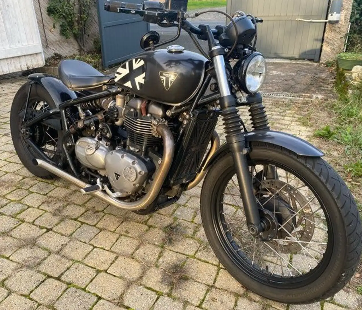 Triumph Bonneville Bobber TFC 2019 Noir - 2