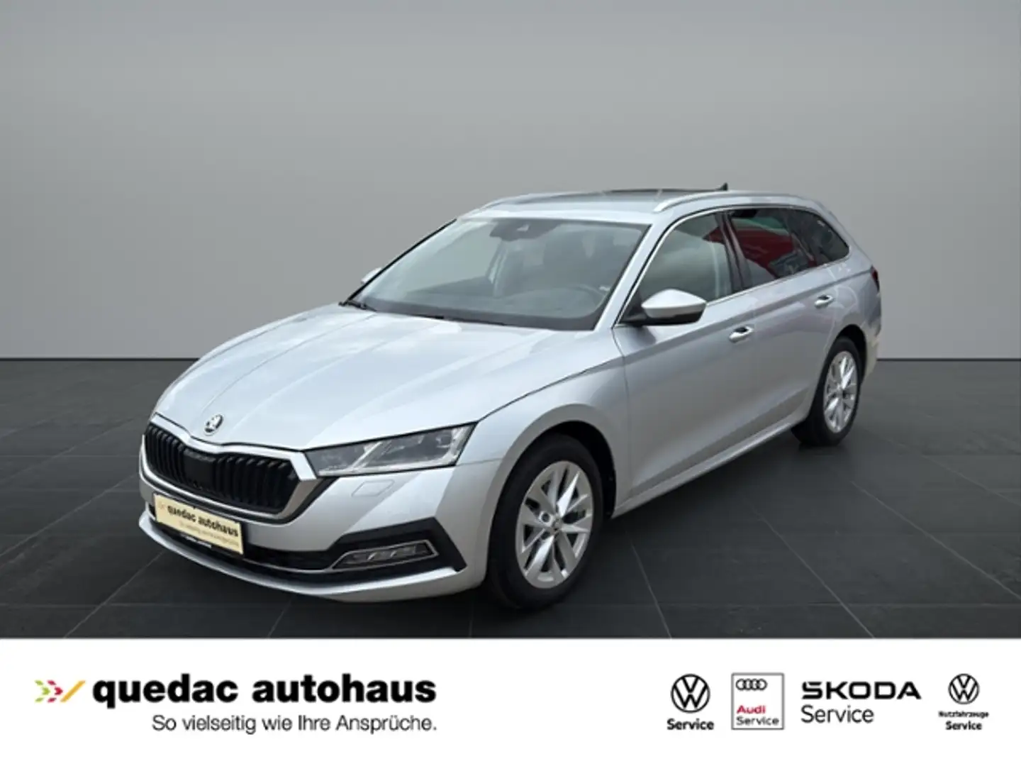 Skoda Octavia Combi 2.0 TDI Style NAVI LED HUD Zilver - 1