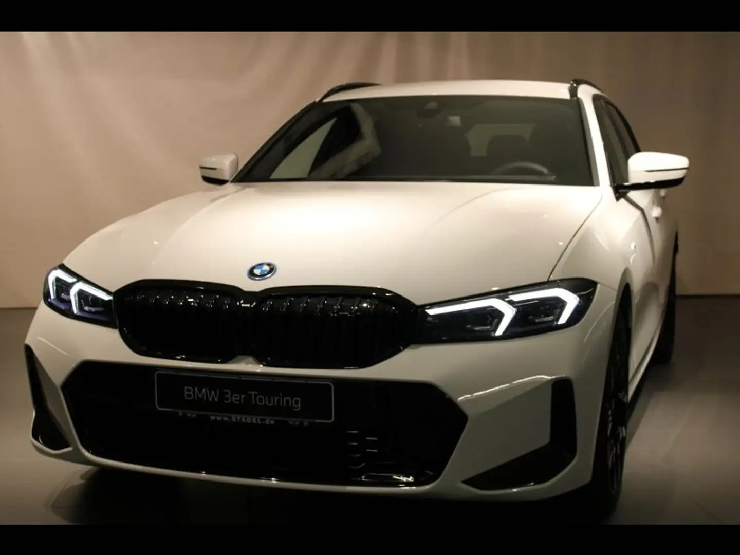 BMW 330 e Touring M Sportpaket Pro Blanc - 1