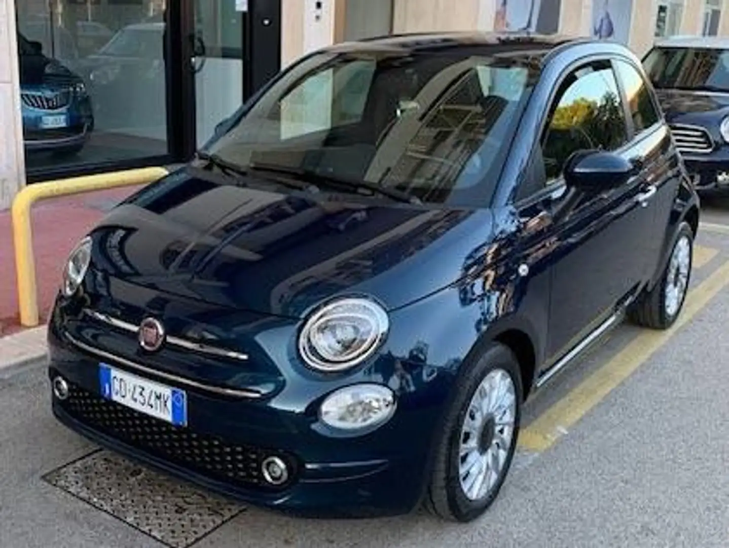 Fiat 500 1.0 hybrid Lounge 70cv Bleu - 1