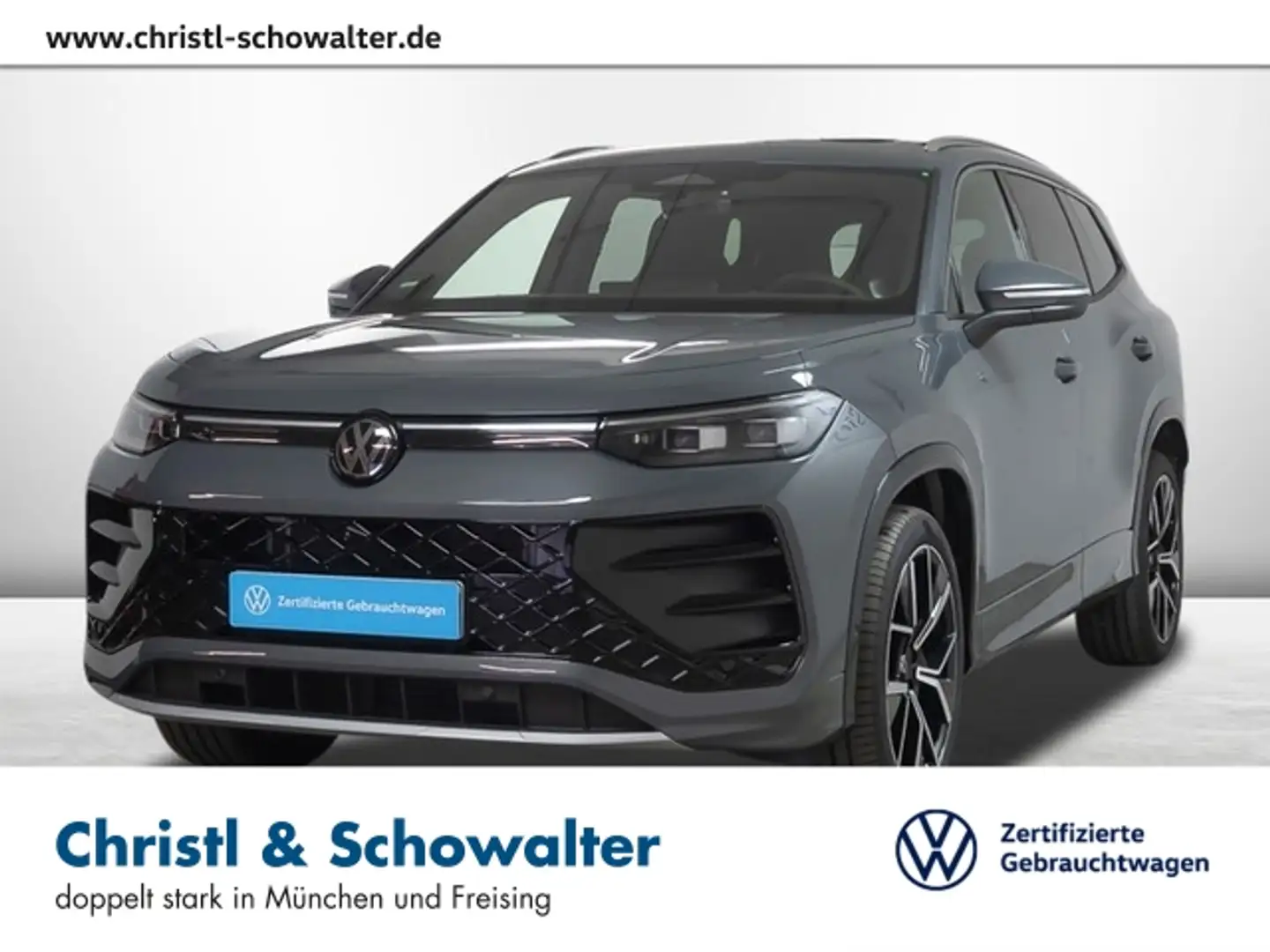 Volkswagen Tayron 2.0 TDI DSG 4M R-Line AHK MATRIX PANO Grau - 1
