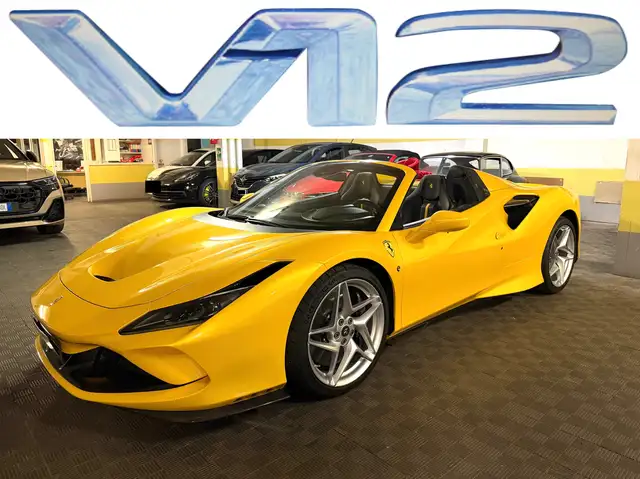 Ferrari F8 Spider GIALLO TRIPLO STRATO - FULL CARBONIO - GARANZIA 06/2028