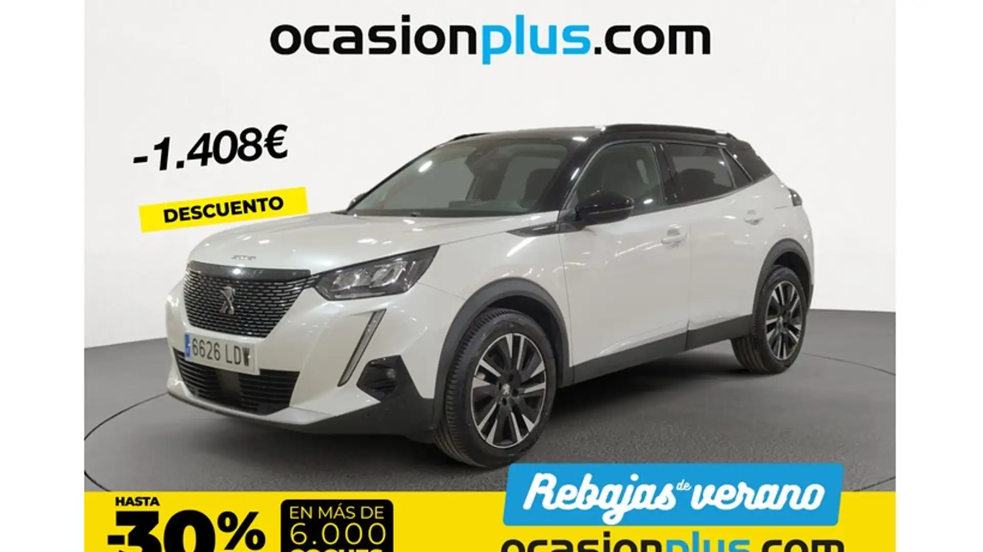 Peugeot 2008 1.5BlueHDi S&S Allure EAT8 130 Weiß - 1