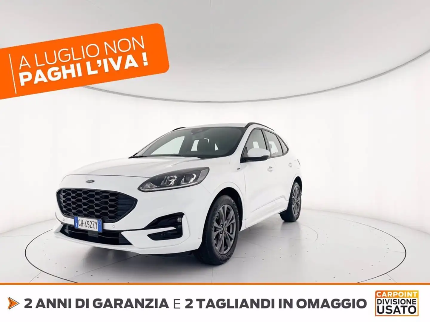 Ford Kuga 2.5 full hybrid st-line 2wd 190cv cvt Blanc - 1