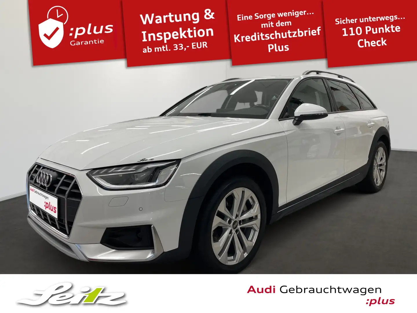 Audi A4 allroad 50 TDI quattro *AHK*MATRIX*PDC*NAVI* Weiß - 1