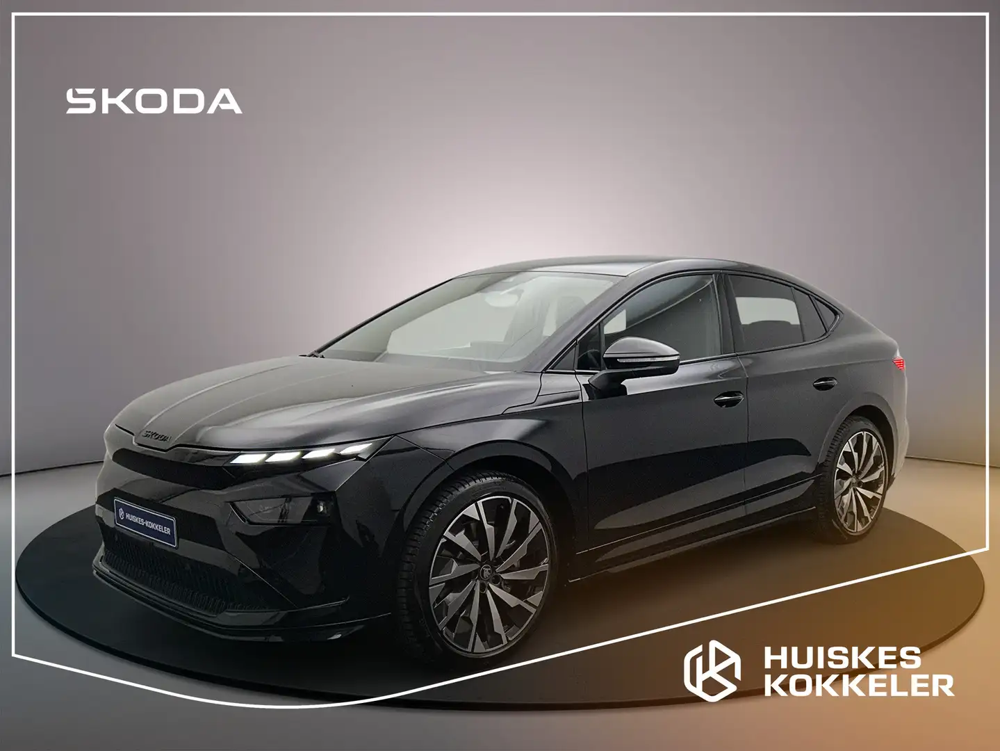 Skoda Enyaq Coupe Elektromotor 82 kWh 286pk Sportline Zwart - 1