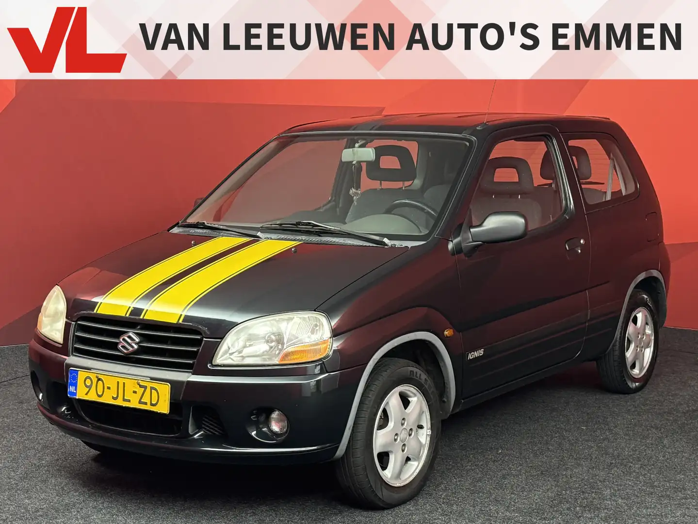 Suzuki Ignis 1.3-16V GS | Nieuw Binnen! | Trekhaak | Apk 14-08- Fekete - 1