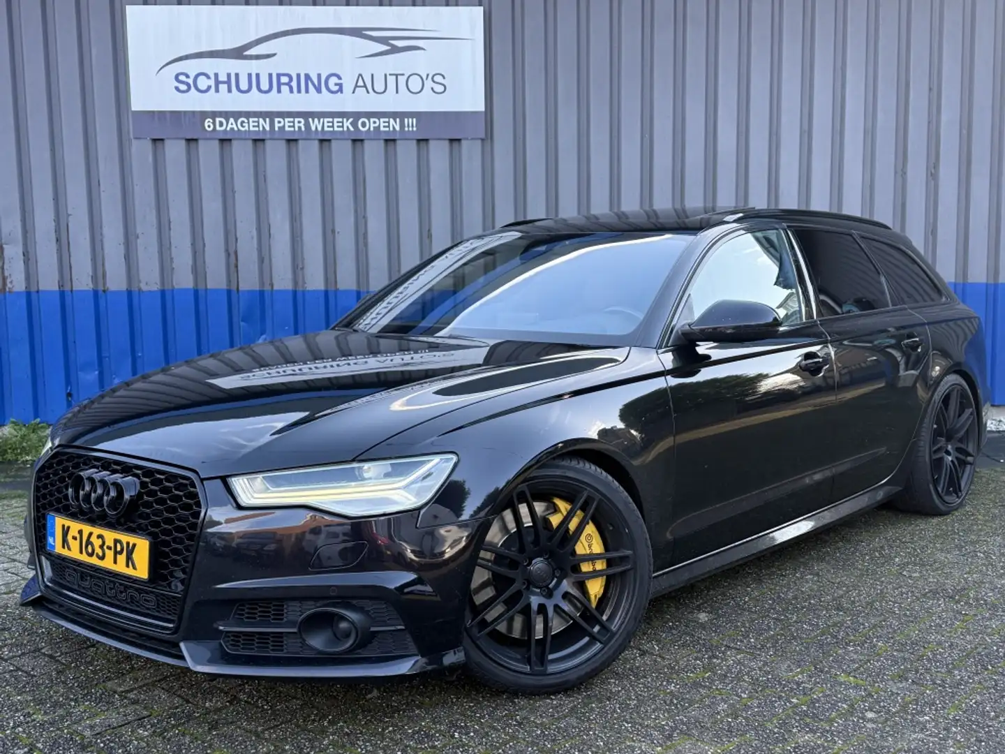 Audi S6 Avant 4.0 TFSI S6 luxe leer/navi HUD/ pano Schwarz - 1