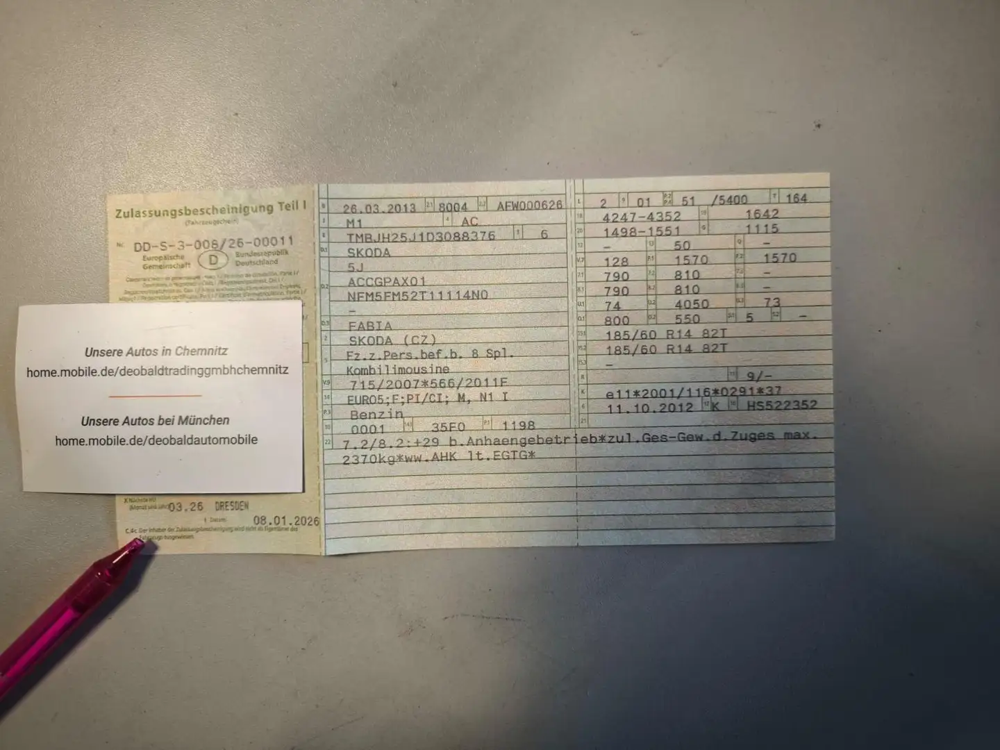 Skoda Fabia Cool Edition 1.2 12V Airbags Motor Ok Schwarz - 2