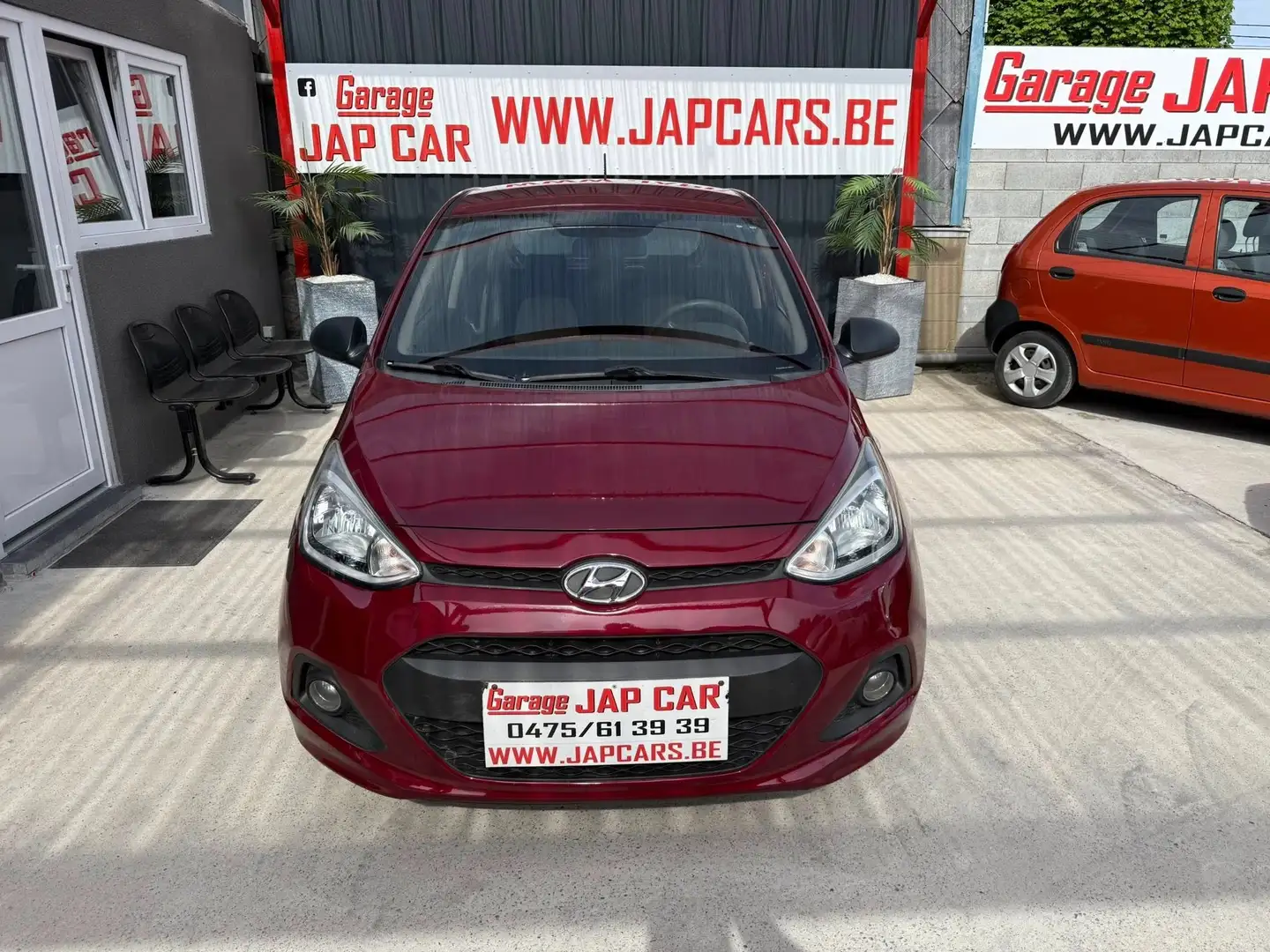 Hyundai i10 80.000km garantie 1an grand gps carplay Rouge - 1