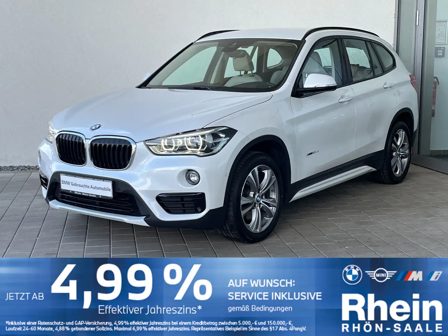 BMW X1 xDrive20d Sport Line Navi+.HUD.Hifi.AHK.RfK. Bianco - 1