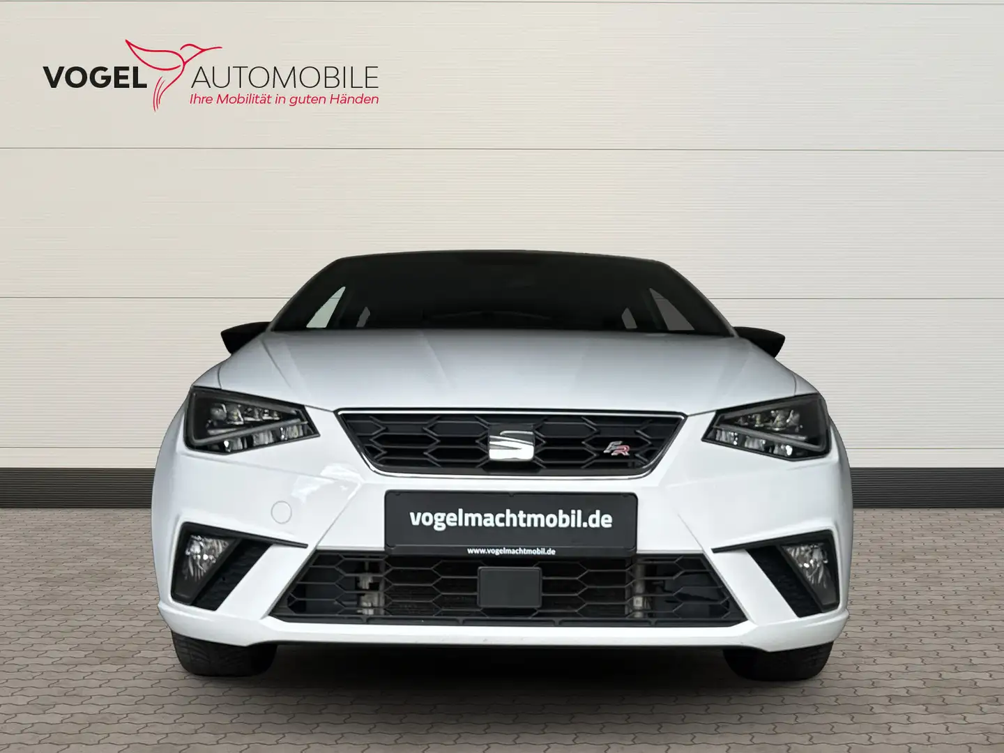 SEAT Ibiza 1.0 TSI FR LED+Navi+ACC+KeyLess+SHZ+AUT+LM Blanc - 2