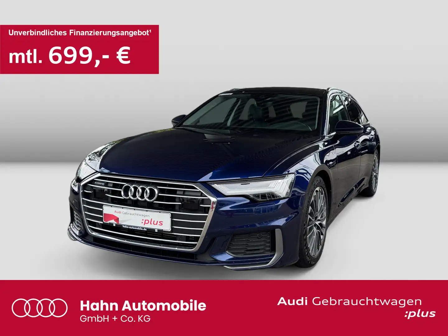 Audi A6 sport 55TFSIe quattro S-tronic Matrix B Bleu - 1