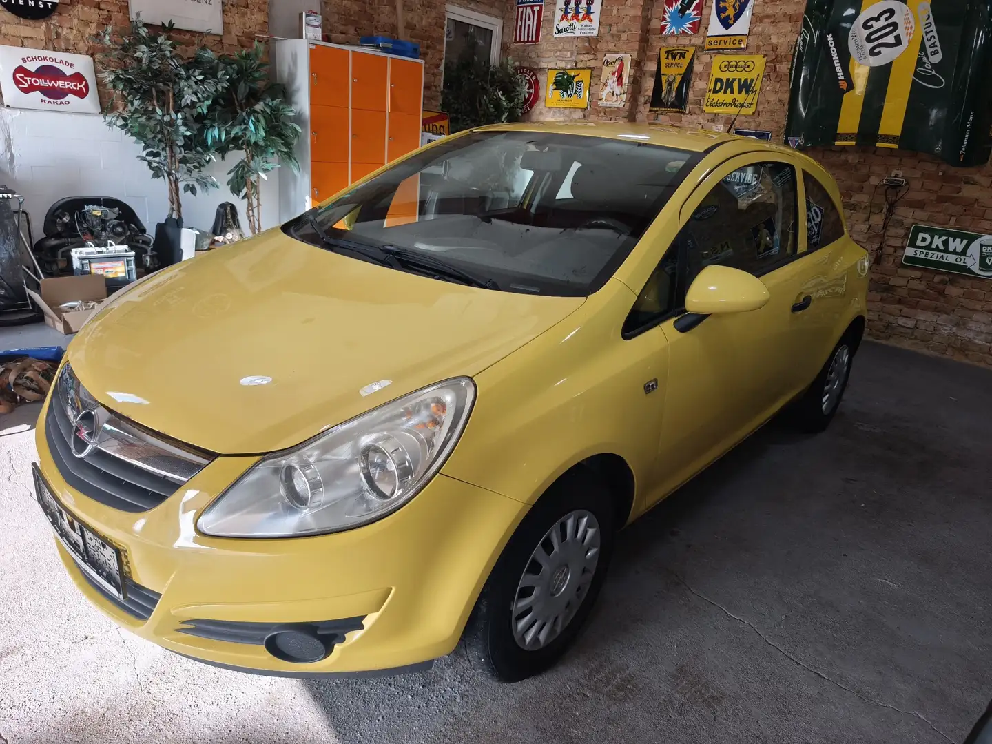 Opel Corsa 1.0 12V, HU bei Kauf neu Sarı - 1