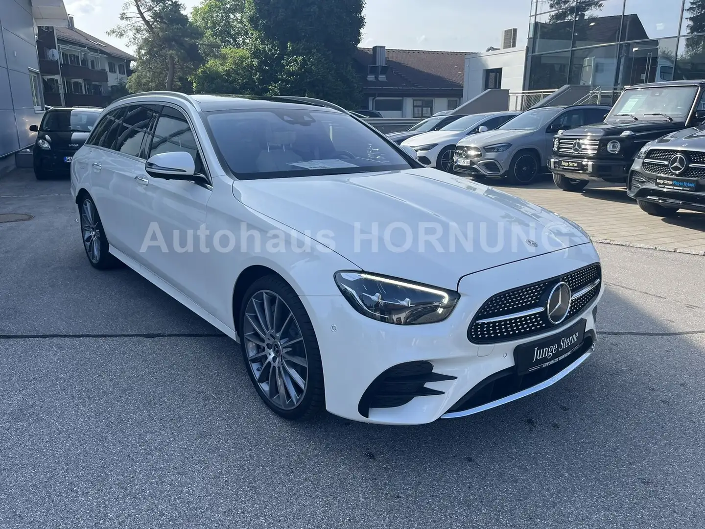 Mercedes-Benz E 400 E 400 d 4M T AMG/NP106400€/ExclusivP/Airm/Standh Blanco - 2