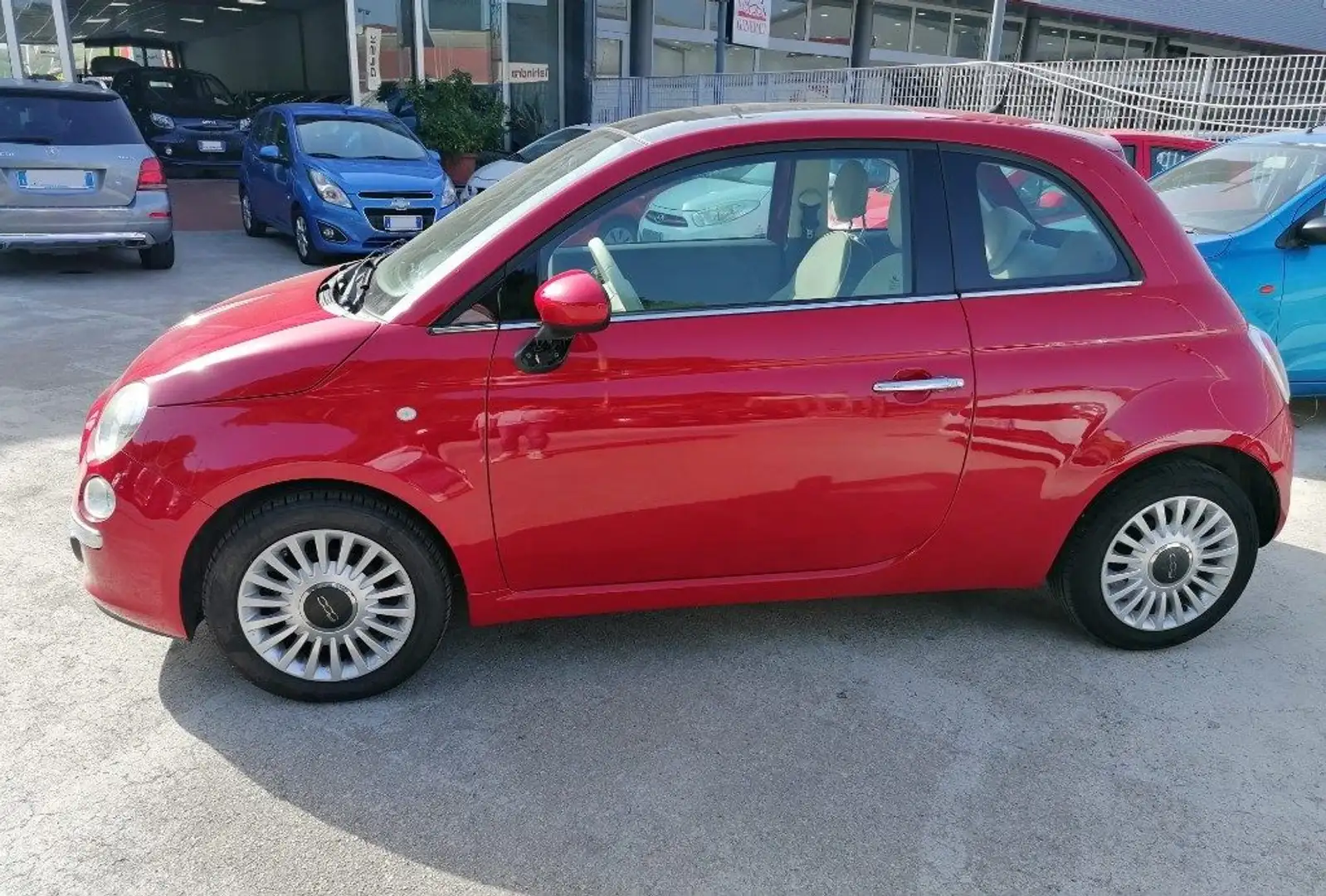 Fiat 500 1.2 LOUNGE 69cv DUALOGIC Rosso - 2