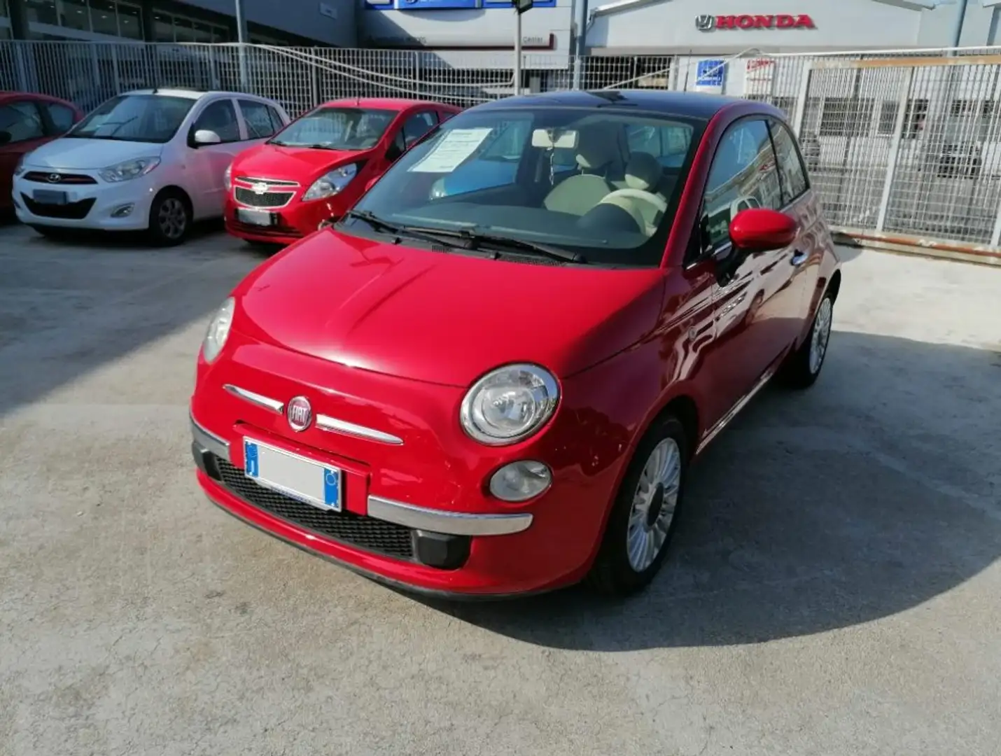 Fiat 500 1.2 LOUNGE 69cv DUALOGIC Rosso - 1