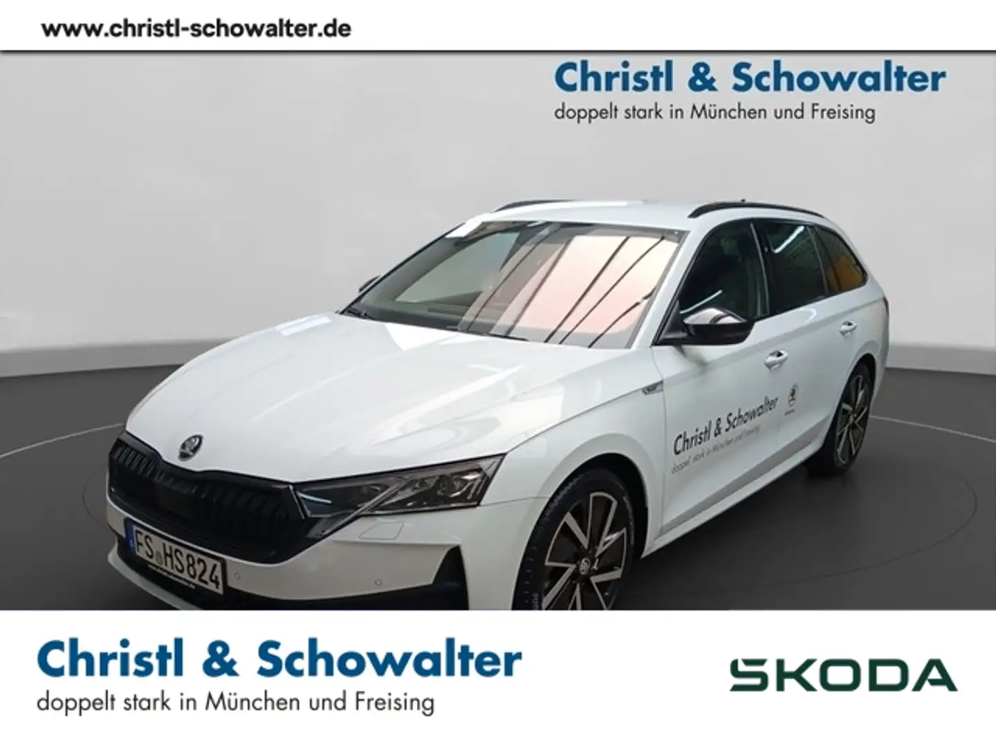 Skoda Octavia Combi 1.5TSI DSG Sportline NAVI LED ACC Weiß - 1