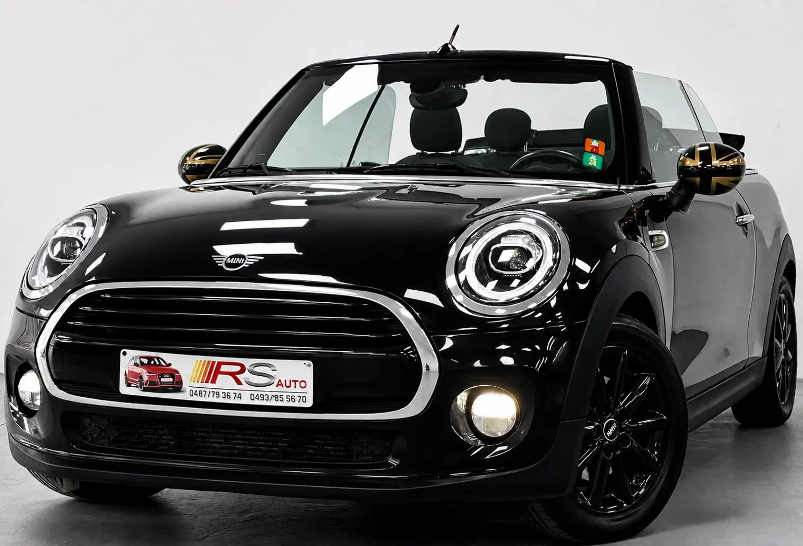 MINI Cooper D Cabrio Mini COOPER Cabriolet 1.5 D AUTOMATIQUE - GARANTIE 12 MOIS - GPS - LED - BI XENON - BLUETOOTH - SIEGES CHAUFFANT - AIRCO Schwarz - 1