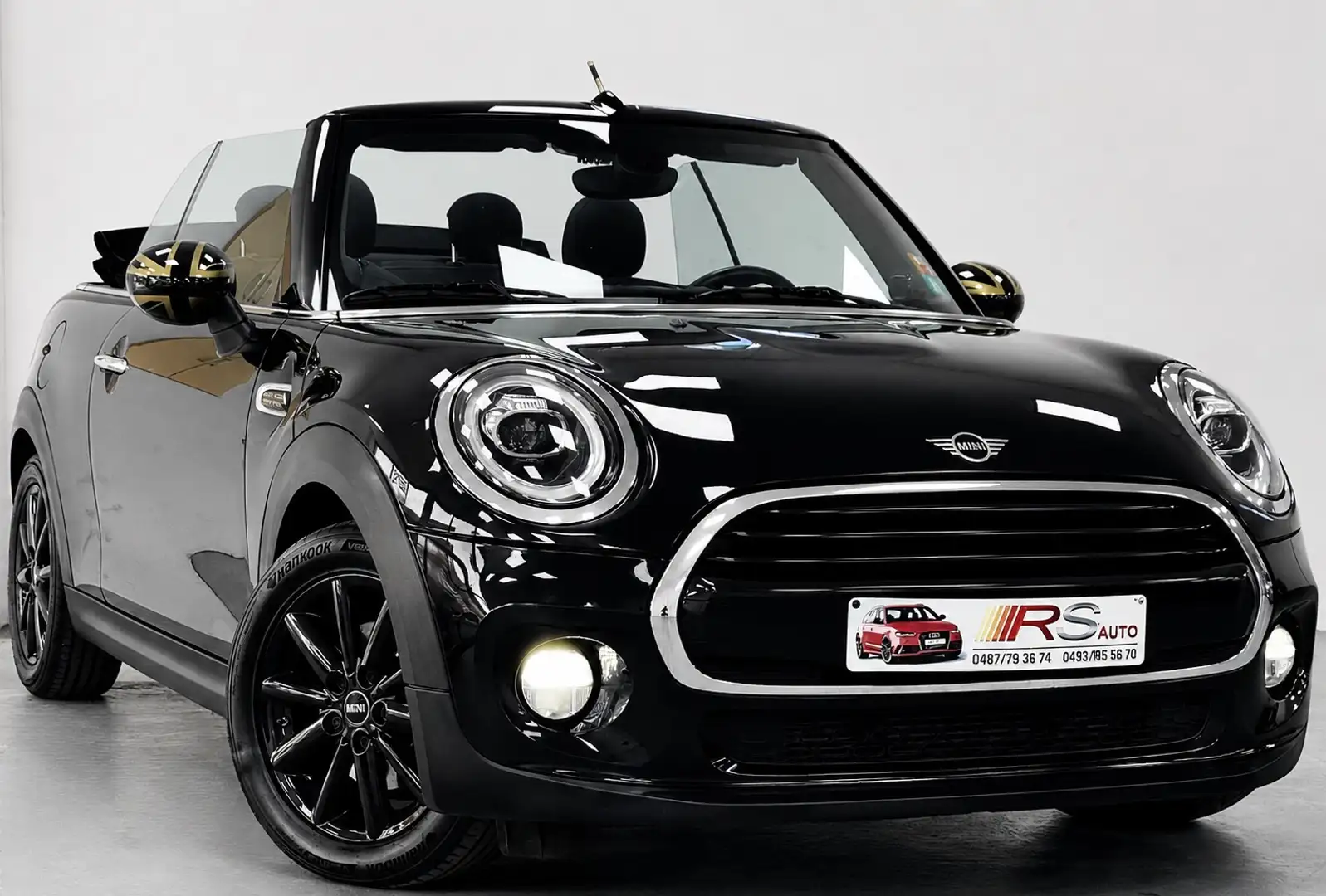MINI Cooper D Cabrio Mini COOPER Cabriolet 1.5 D AUTOMATIQUE - GARANTIE 12 MOIS - GPS - LED - BI XENON - BLUETOOTH - SIEGES CHAUFFANT - AIRCO Schwarz - 2